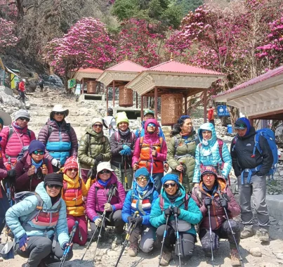 On the way to Tengboche