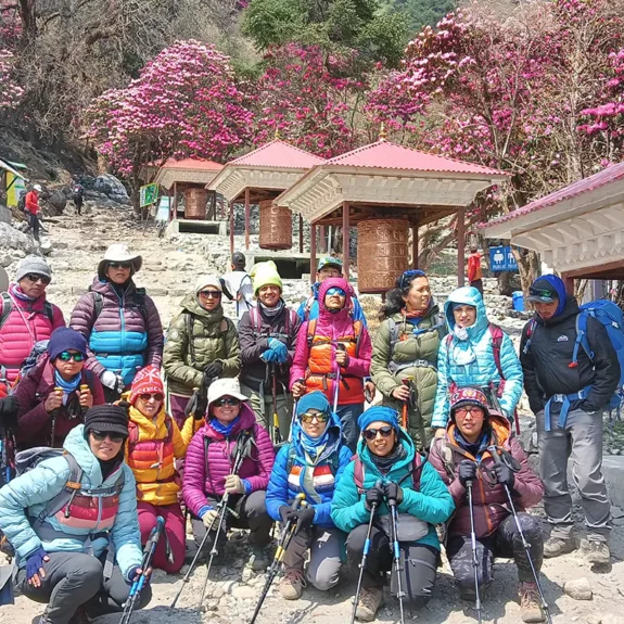 On the way to Tengboche